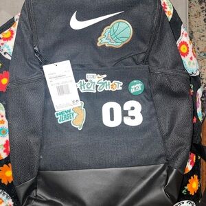 Nike Black Backpack with Vibrant Accents